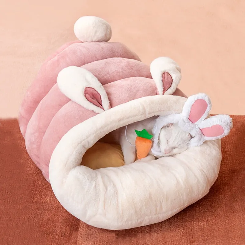 Various Styles Deep Sleep Cat Bed Cat Nest With Cushion