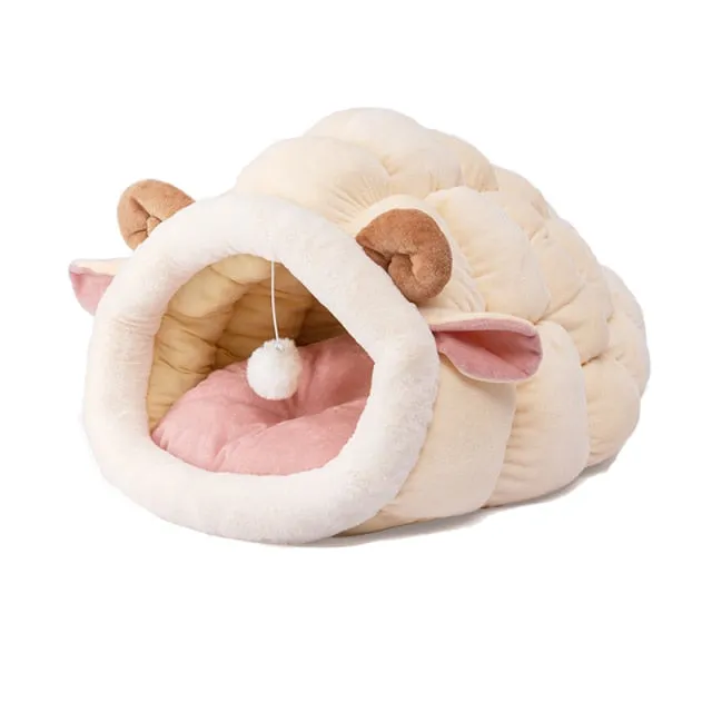 Various Styles Deep Sleep Cat Bed Cat Nest With Cushion