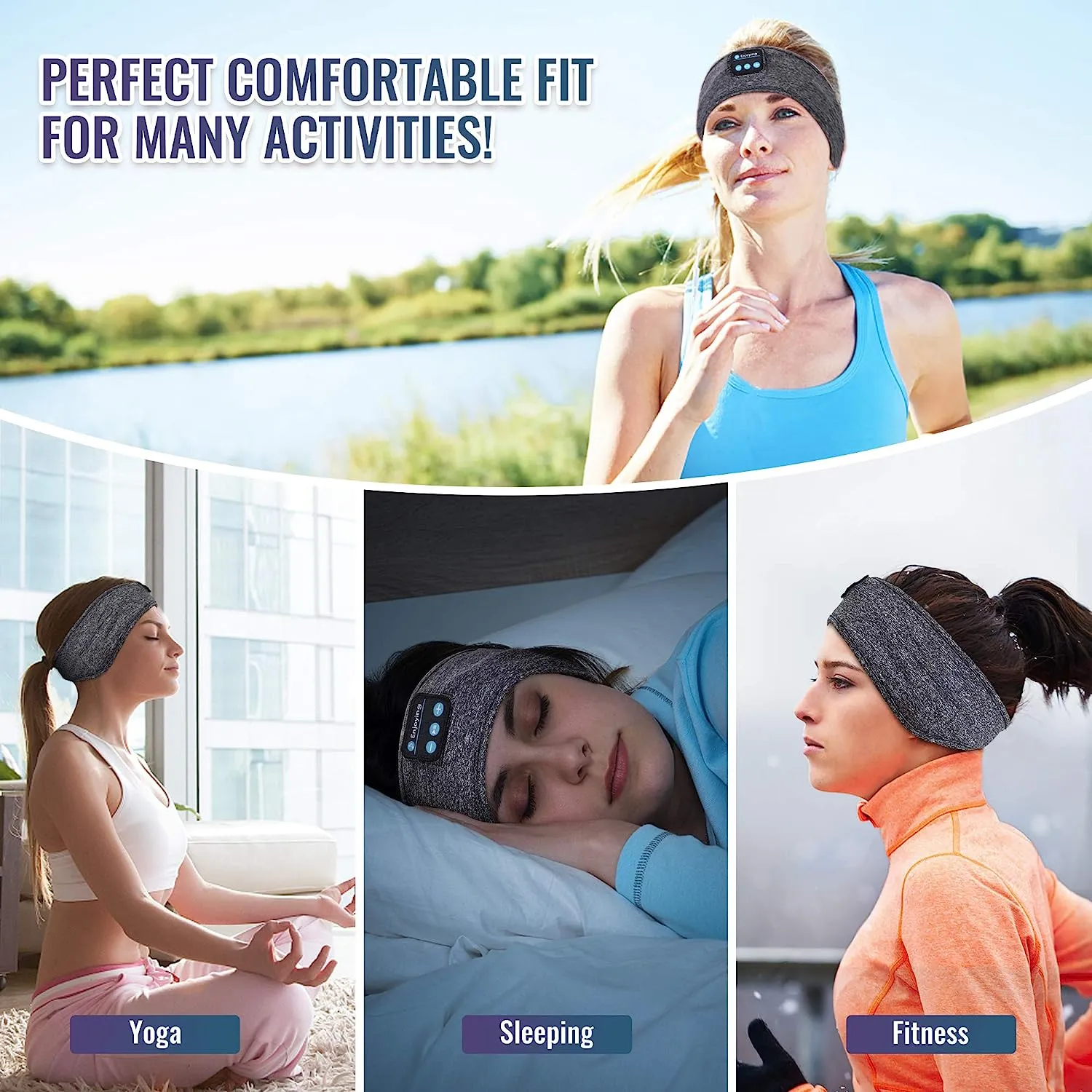 Wireless Bluetooth Head Scarf